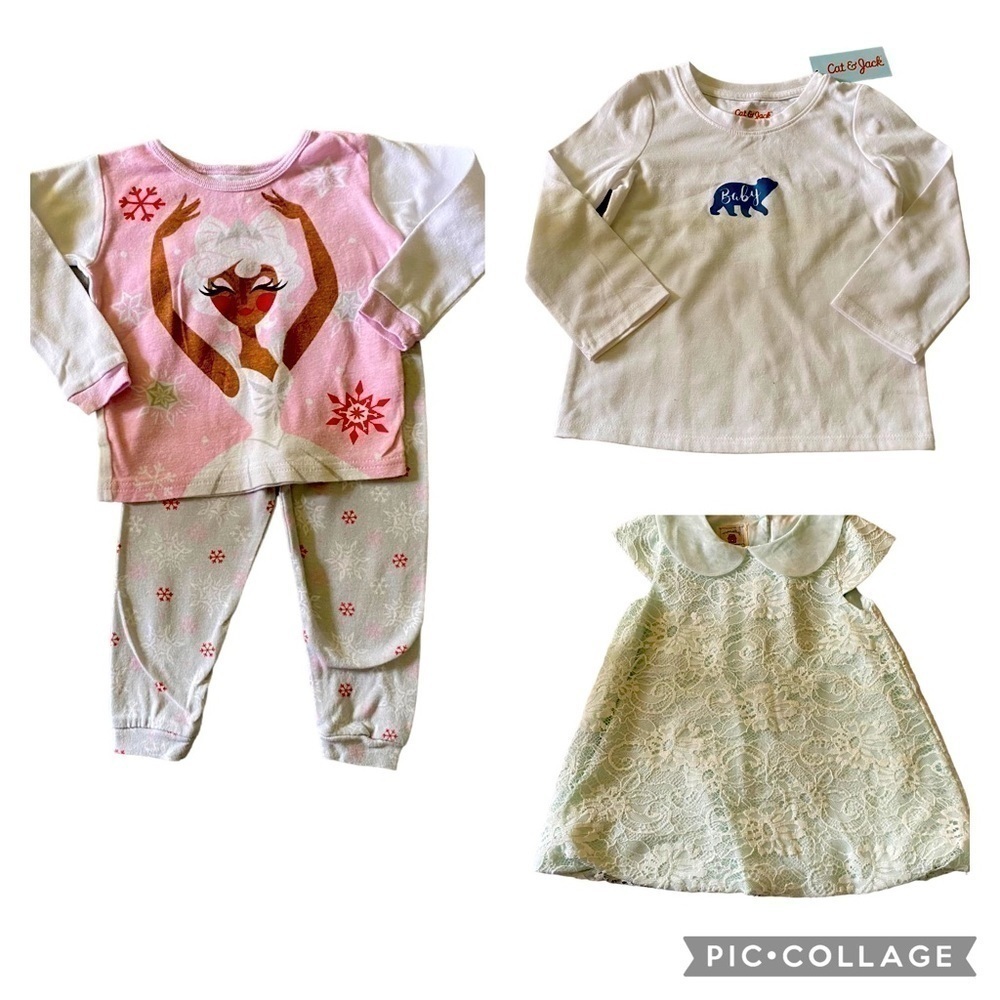 GIRLS BUNDLE-2T/24 MONTHS-CAT & JACK-DISNEY-MARMELLATA